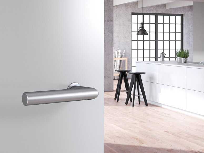 Klamka dźwigniowa HEWI System 162 stal nierdzewna Klamka mini System 162 ze stali nierdzewnej