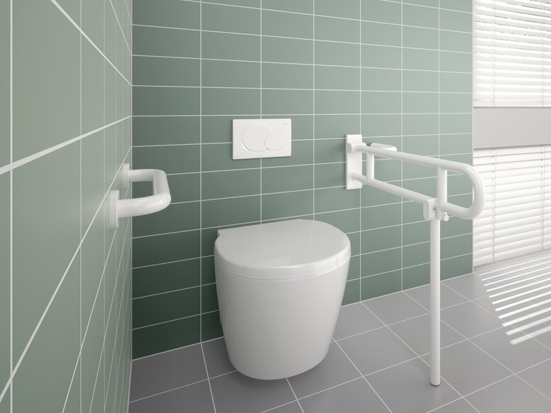 Espace WC HEWI Adiposité Zone de toilettes pour obèses