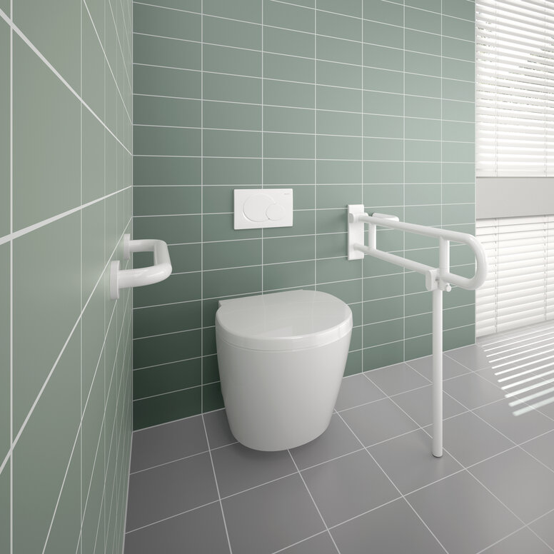 Espace WC HEWI Adiposité Zone de toilettes pour obèses