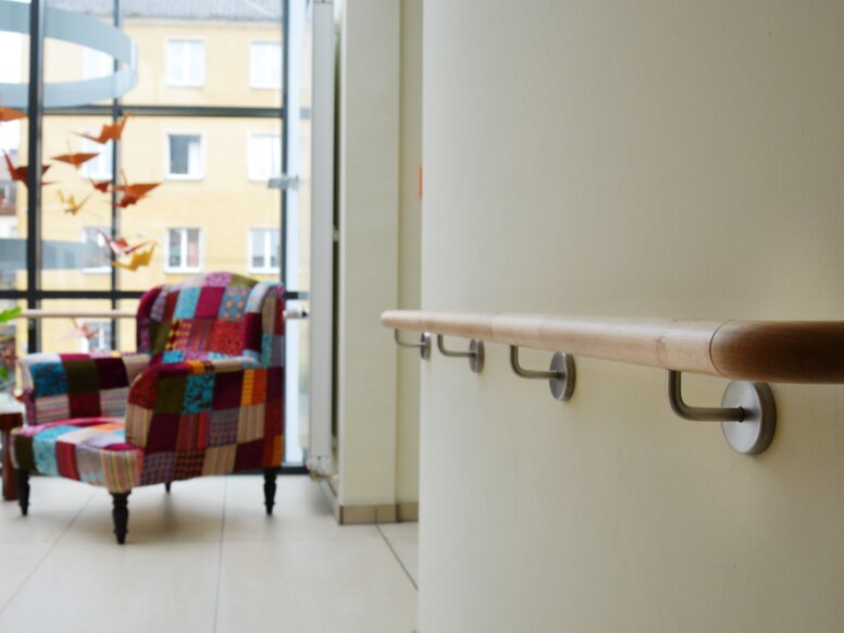 Hospicjum Juliusspital w Würzburgu Poręcz w korytarzu